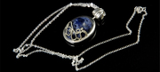 The Vampire Diaries Katherine's Antisunlight Lapis Pendant Necklace